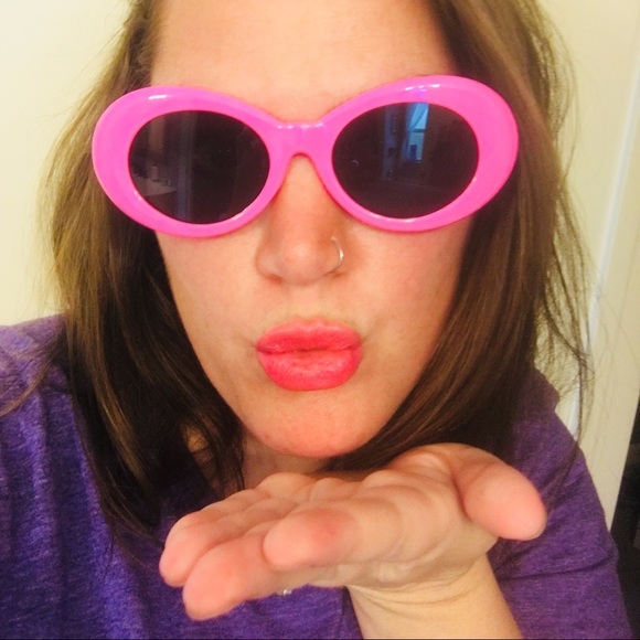 LAST ONE!! New Yellow Retro Sunglasses Sunnies - Picture 5 of 8